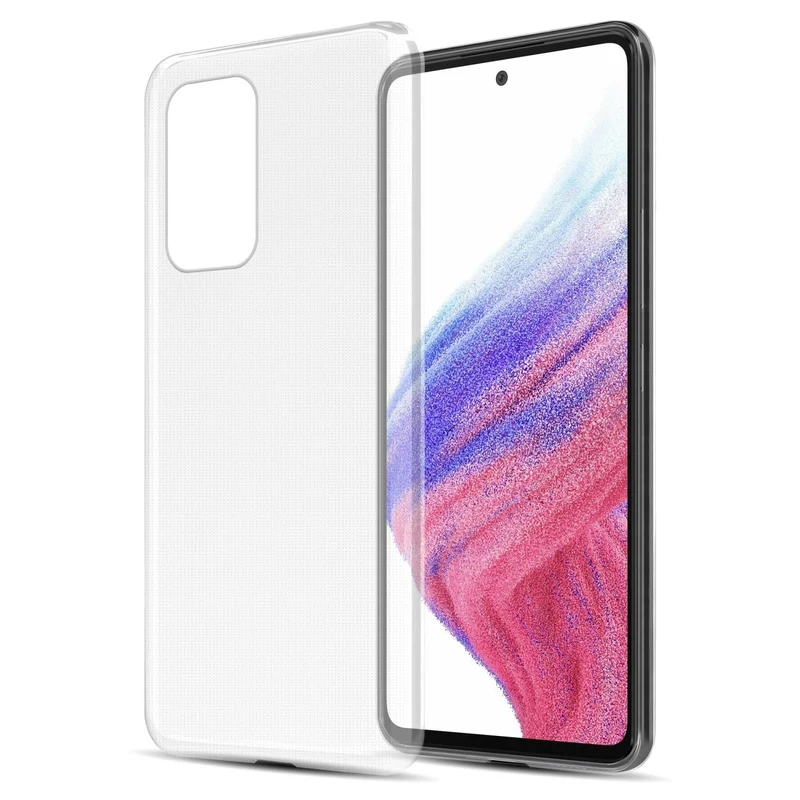 Cadorabo Hülle kompatibel mit Samsung Galaxy A53 5G Schutzhülle aus flexiblem TPU Silikon