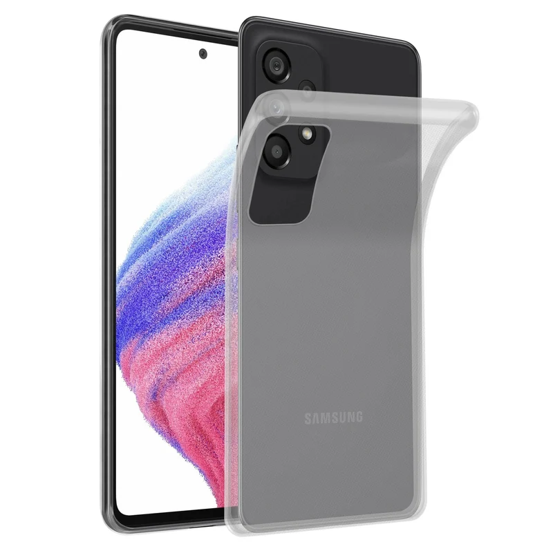 Cadorabo Hülle kompatibel mit Samsung Galaxy A53 5G Schutzhülle aus flexiblem TPU Silikon