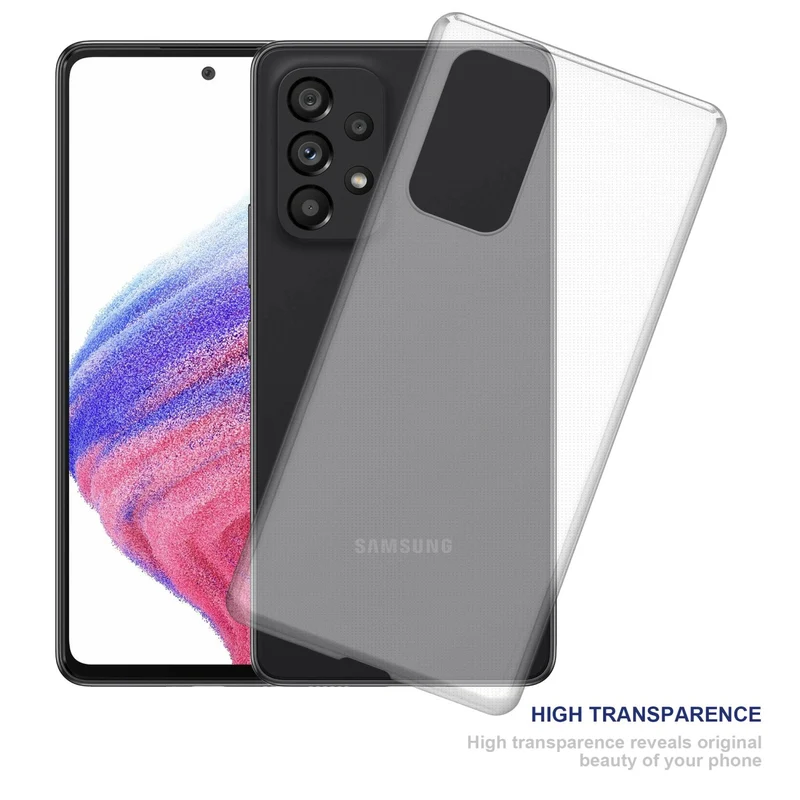 Cadorabo Hülle kompatibel mit Samsung Galaxy A53 5G Schutzhülle aus flexiblem TPU Silikon