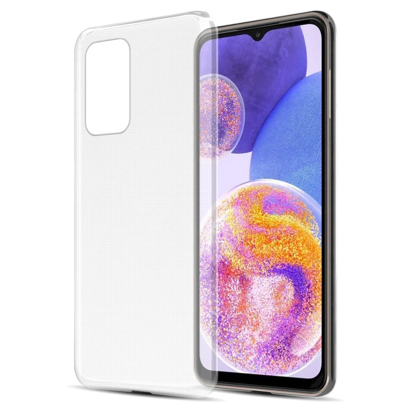 Cadorabo Hülle kompatibel mit Samsung Galaxy A23 4G Schutzhülle aus flexiblem TPU Silikon