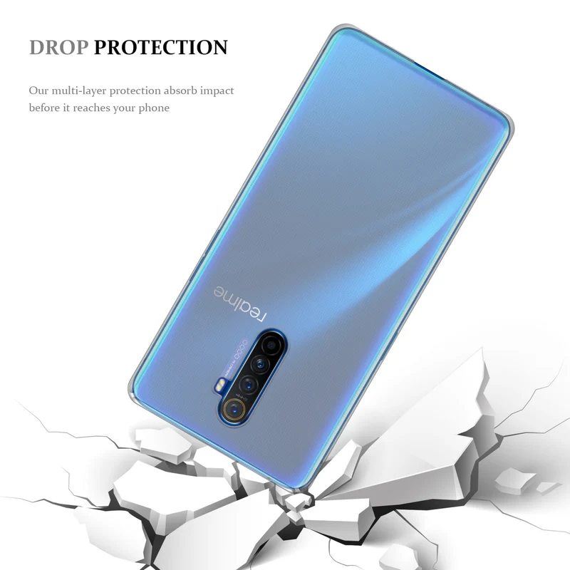 Cadorabo Hülle kompatibel mit Realme X2 PRO / Oppo Reno Ace Schutzhülle aus flexiblem TPU Silikon