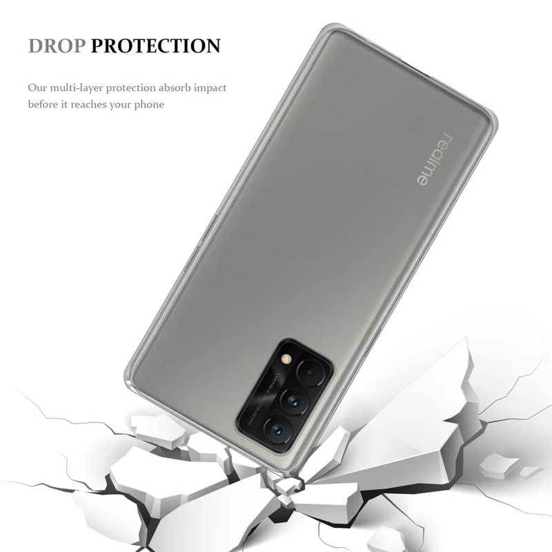 Cadorabo Hülle kompatibel mit Realme GT Master Schutzhülle aus flexiblem TPU Silikon