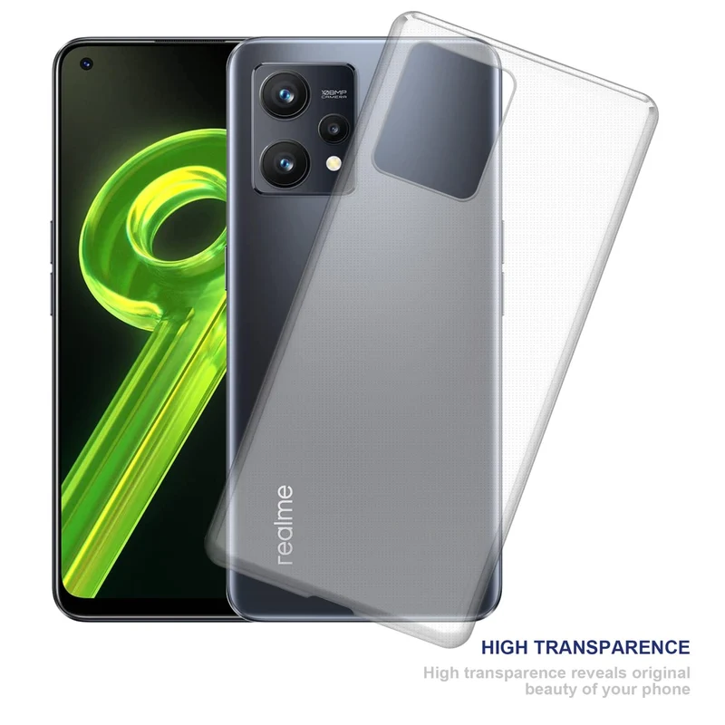 Cadorabo Hülle kompatibel mit Realme 9 5G / 9 PRO / V25 / Q5 / OnePlus Nord CE 2 LITE 5G Schutzhülle aus flexiblem TPU Silikon