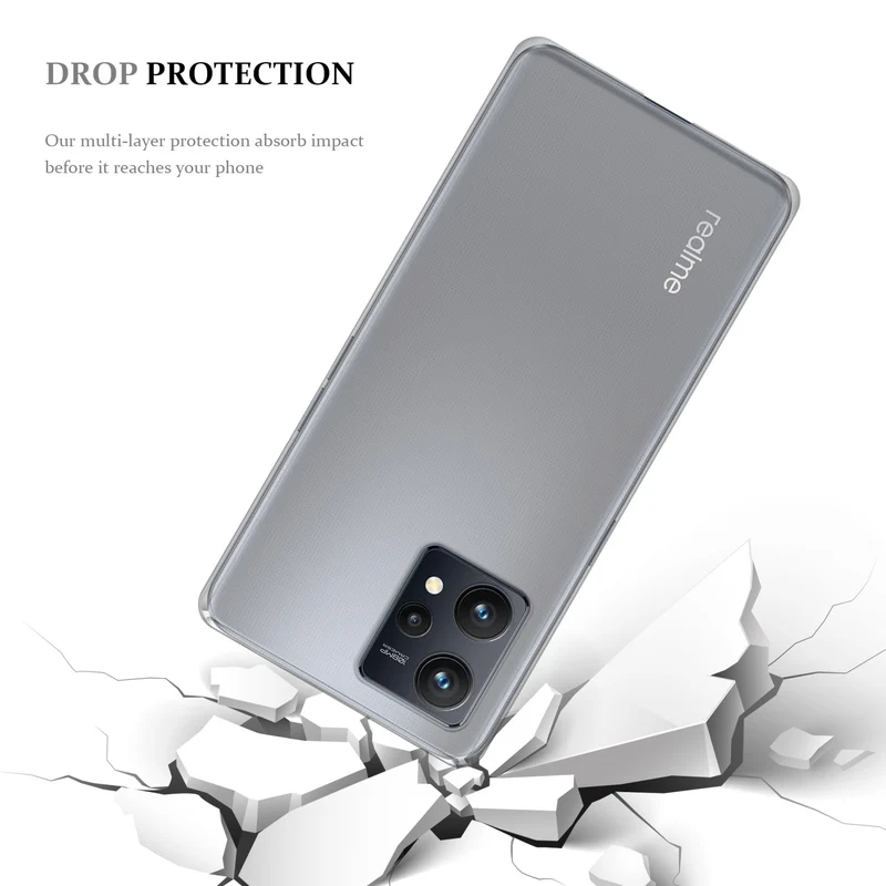 Cadorabo Hülle kompatibel mit Realme 9 5G / 9 PRO / V25 / Q5 / OnePlus Nord CE 2 LITE 5G Schutzhülle aus flexiblem TPU Silikon