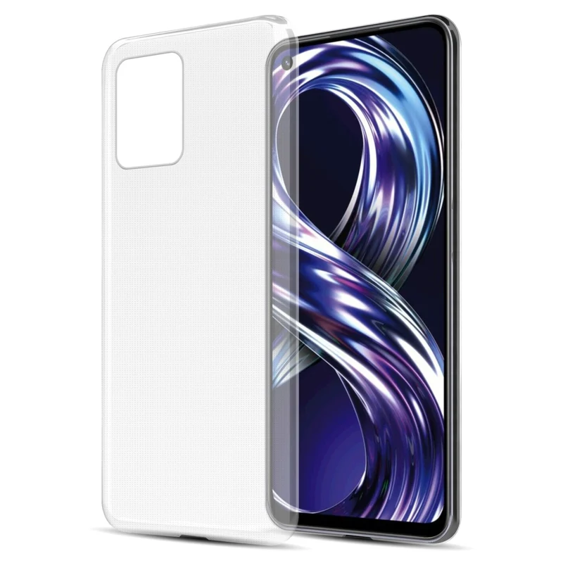 Cadorabo Hülle kompatibel mit Realme 8i / Narzo 50 4G Schutzhülle aus flexiblem TPU Silikon