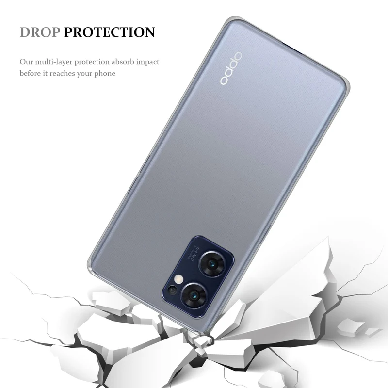 Cadorabo Hülle kompatibel mit Oppo FIND X5 LITE / Reno7 5G Schutzhülle aus flexiblem TPU Silikon