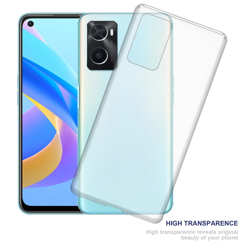 Cadorabo Hülle kompatibel mit Oppo A36 / A76 / A96 4G / K10 4G / Realme 9i Schutzhülle aus flexiblem TPU Silikon