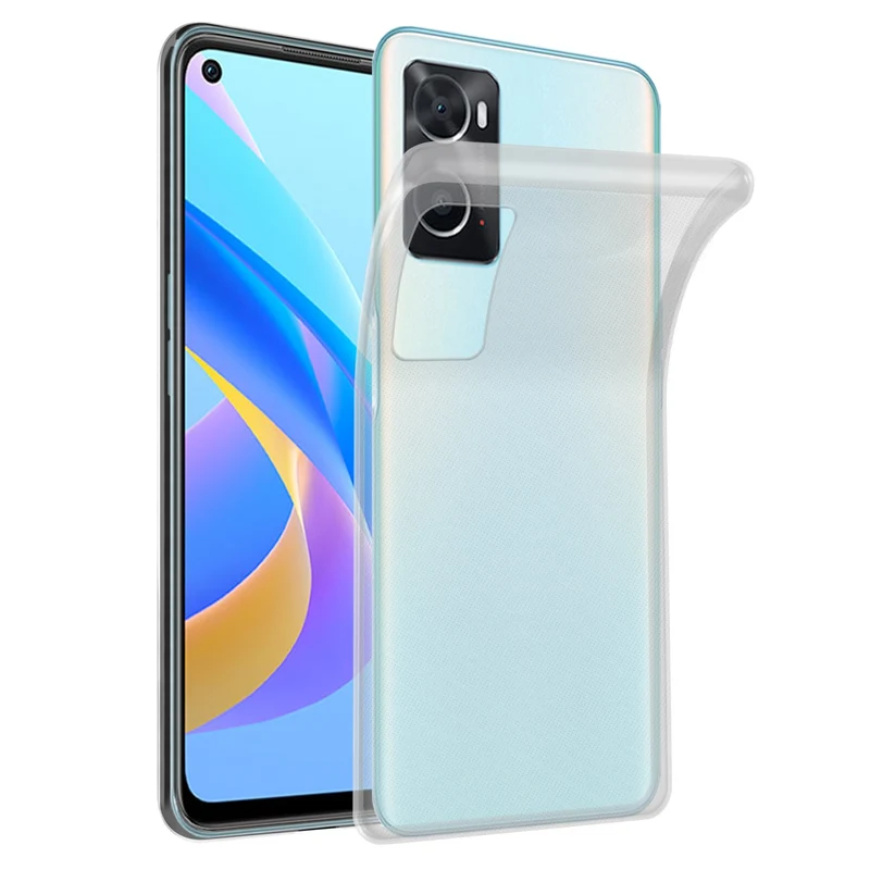 Cadorabo Hülle kompatibel mit Oppo A36 / A76 / A96 4G / K10 4G / Realme 9i Schutzhülle aus flexiblem TPU Silikon