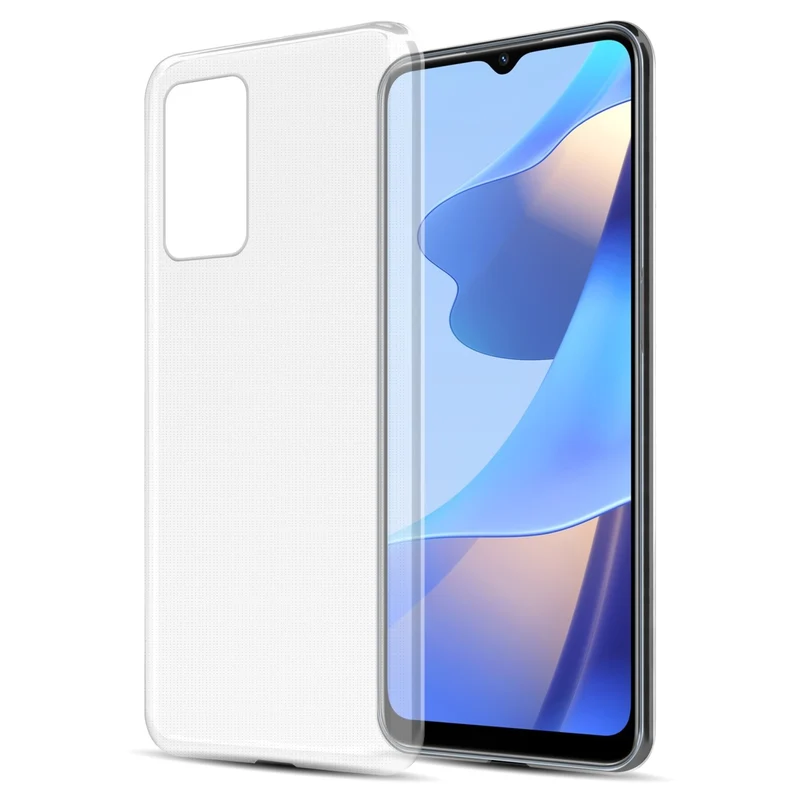 Cadorabo Hülle kompatibel mit Oppo A16s / A54s Schutzhülle aus flexiblem TPU Silikon