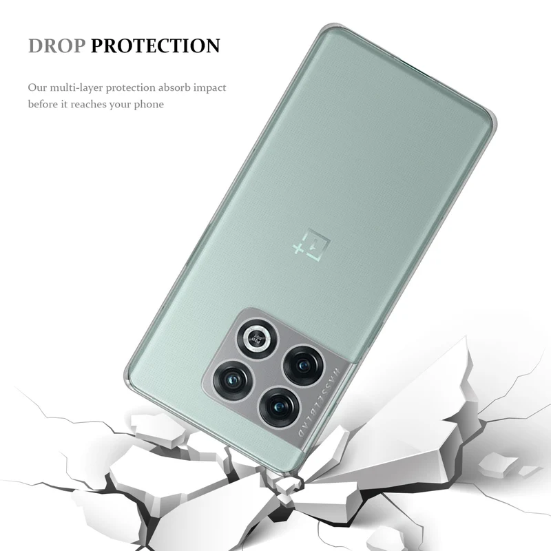 Cadorabo Hülle kompatibel mit OnePlus 10 PRO 5G Schutzhülle aus flexiblem TPU Silikon