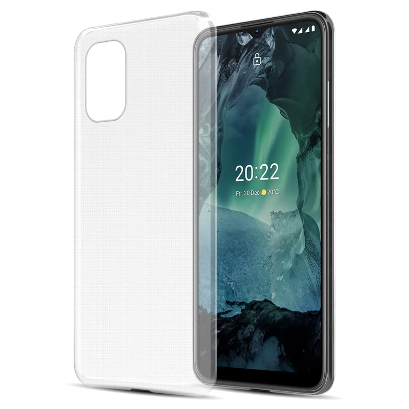 Cadorabo Hülle kompatibel mit Nokia G11 / G21 Schutzhülle aus flexiblem TPU Silikon
