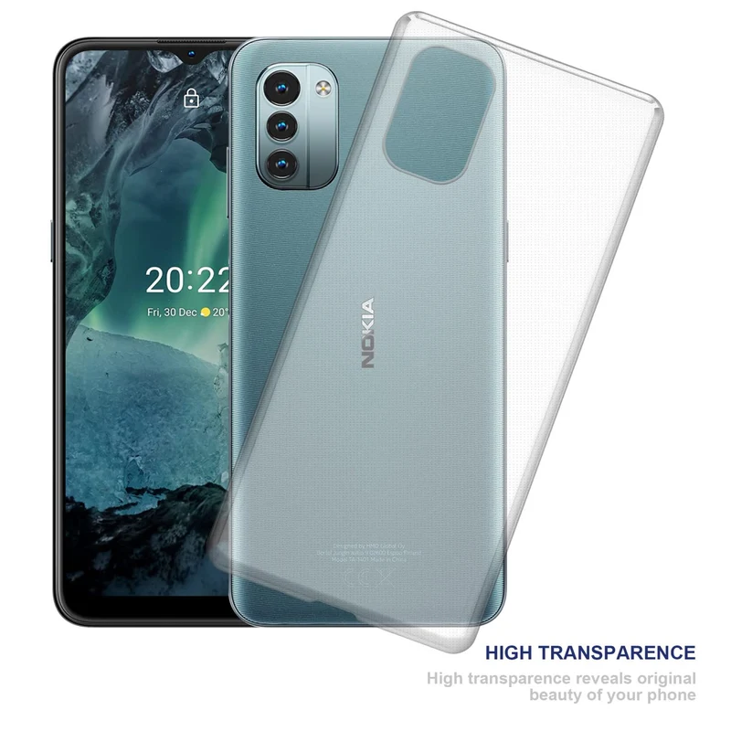 Cadorabo Hülle kompatibel mit Nokia G11 / G21 Schutzhülle aus flexiblem TPU Silikon