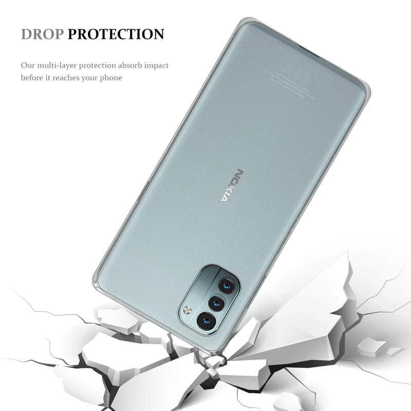 Cadorabo Hülle kompatibel mit Nokia G11 / G21 Schutzhülle aus flexiblem TPU Silikon