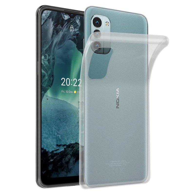 Cadorabo Hülle kompatibel mit Nokia G11 / G21 Schutzhülle aus flexiblem TPU Silikon