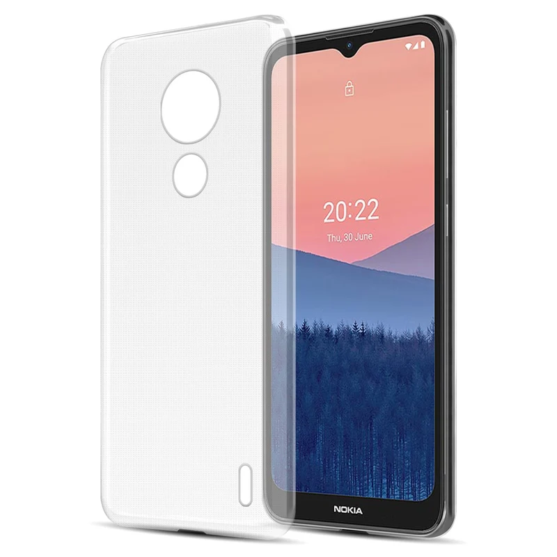 Cadorabo Hülle kompatibel mit Nokia C21 Schutzhülle aus flexiblem TPU Silikon