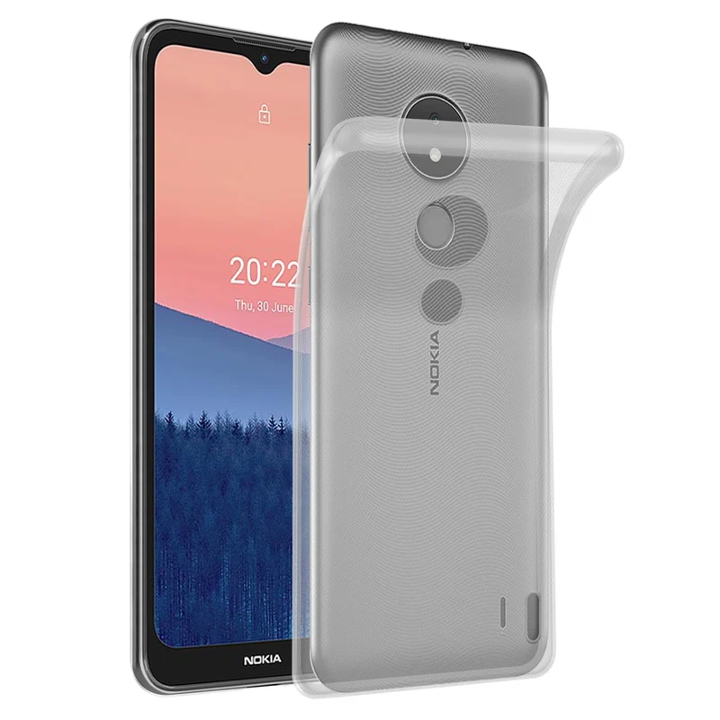 Cadorabo Hülle kompatibel mit Nokia C21 Schutzhülle aus flexiblem TPU Silikon
