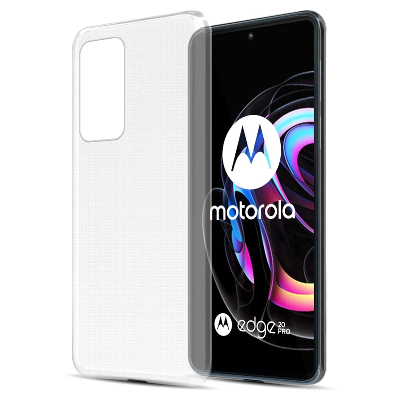 Cadorabo Hülle kompatibel mit Motorola EDGE 20 PRO / EDGE S PRO Schutzhülle aus flexiblem TPU Silikon