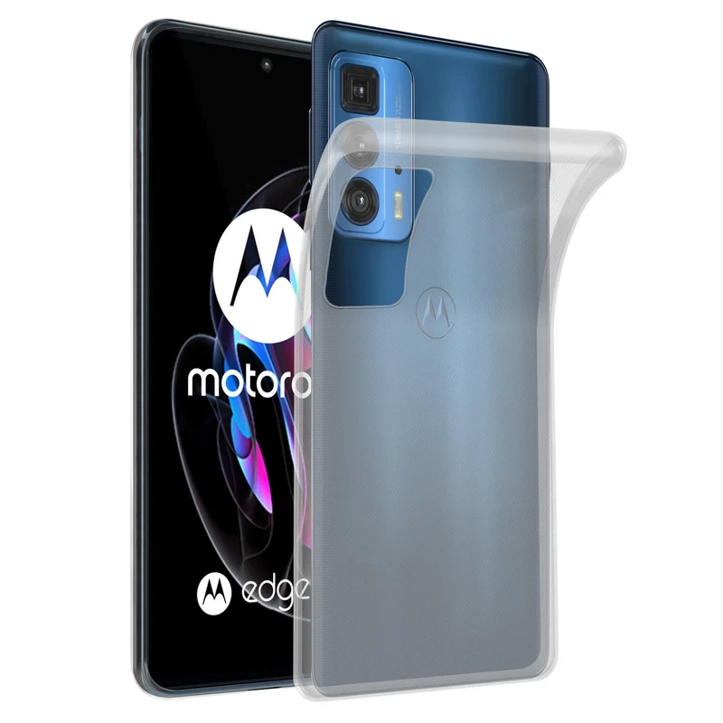 Cadorabo Hülle kompatibel mit Motorola EDGE 20 PRO / EDGE S PRO Schutzhülle aus flexiblem TPU Silikon