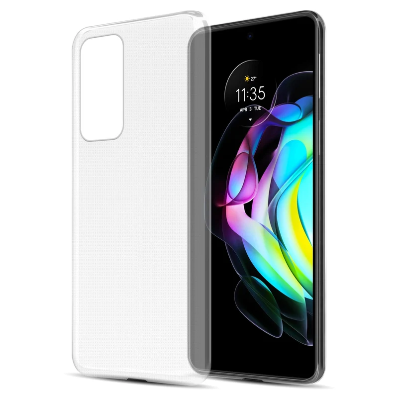 Cadorabo Hülle kompatibel mit Motorola EDGE 20 Schutzhülle aus flexiblem TPU Silikon