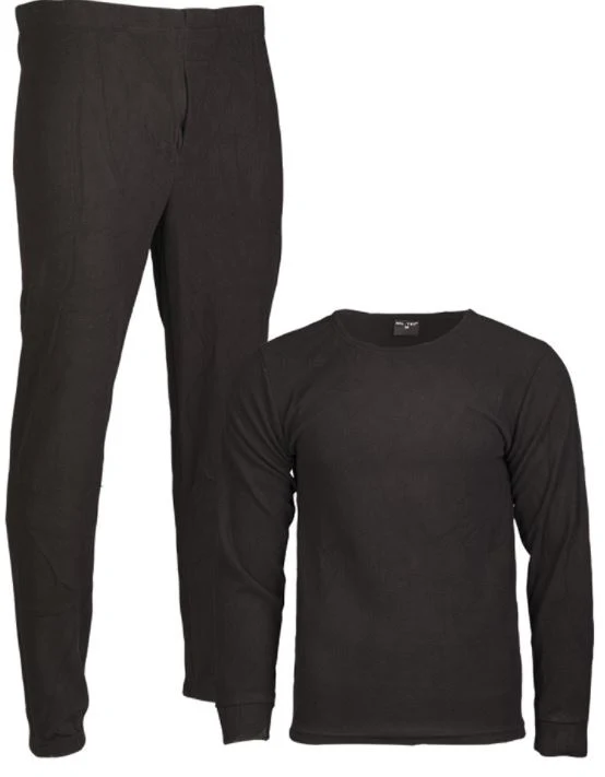 Mil-Tec Unterwäsche Thermofleece Set Rundhals