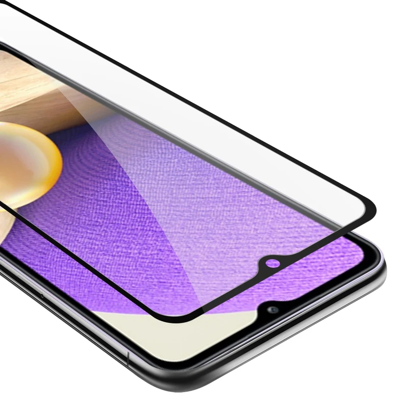 Cadorabo Vollbild Panzer Folie kompatibel mit Samsung Galaxy A33 5G - Schutzfolie Gehärtetes (Tempered) Display-Schutzglas in 9H Härte mit 3D Touch