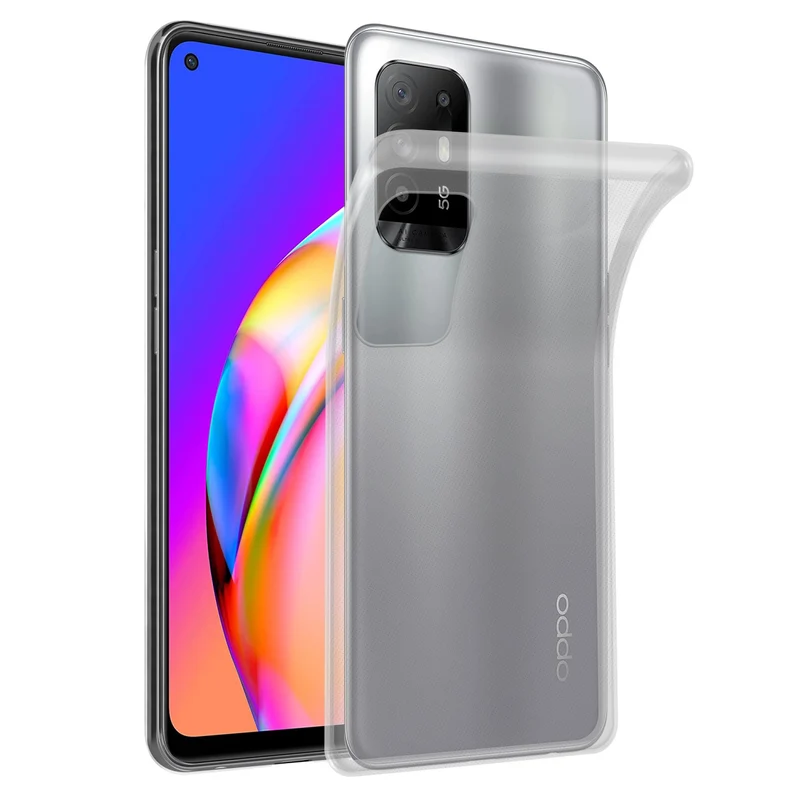 Cadorabo Hülle kompatibel mit Oppo A94 5G Schutzhülle aus flexiblem TPU Silikon