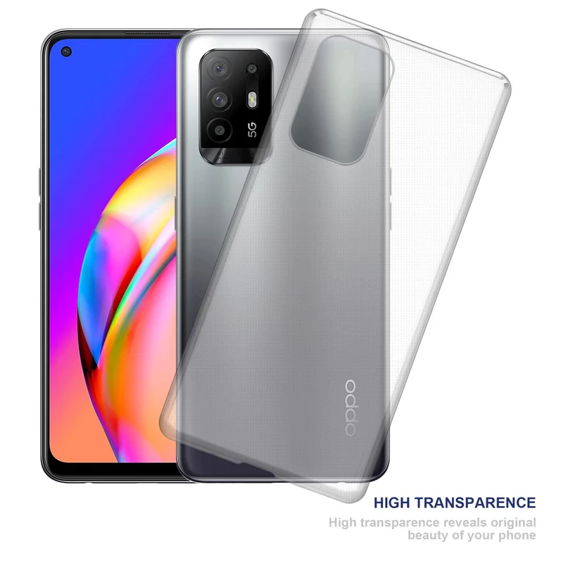 Cadorabo Hülle kompatibel mit Oppo A94 5G Schutzhülle aus flexiblem TPU Silikon
