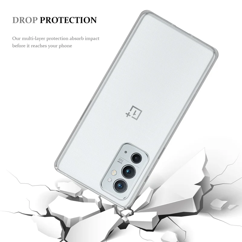 Cadorabo Hülle kompatibel mit OnePlus 9RT 5G Schutzhülle aus flexiblem TPU Silikon