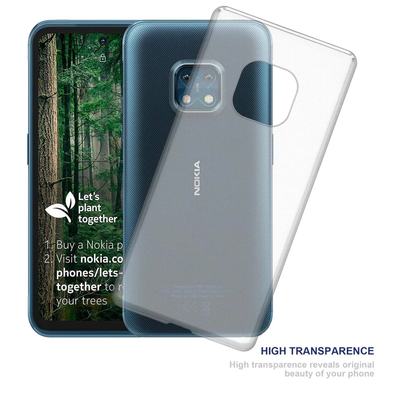 Cadorabo Hülle kompatibel mit Nokia XR20 Schutzhülle aus flexiblem TPU Silikon