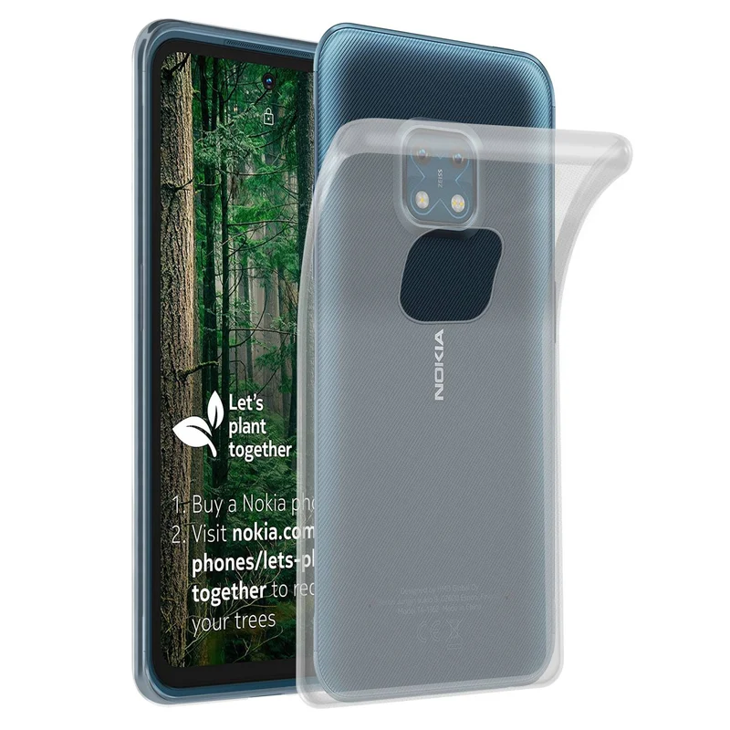 Cadorabo Hülle kompatibel mit Nokia XR20 Schutzhülle aus flexiblem TPU Silikon