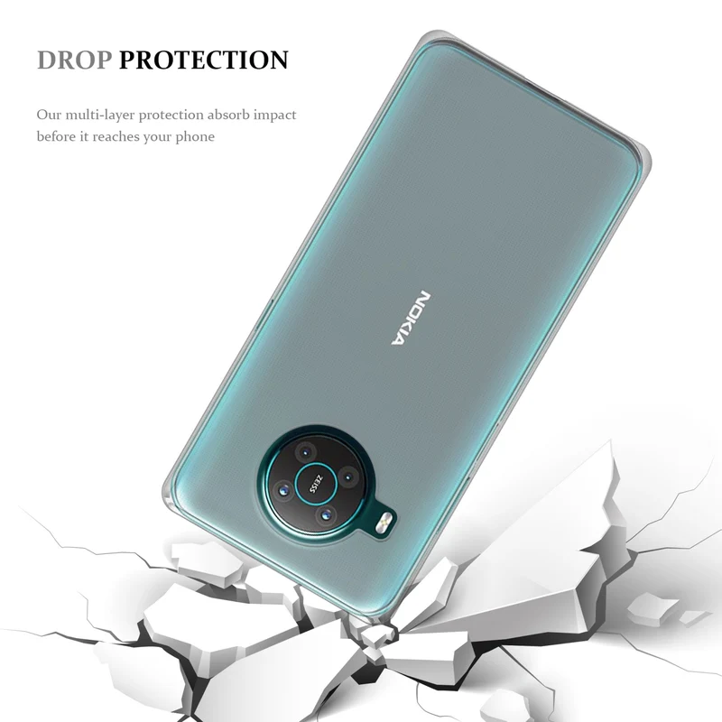 Cadorabo Hülle kompatibel mit Nokia X10 / X20 Schutzhülle aus flexiblem TPU Silikon