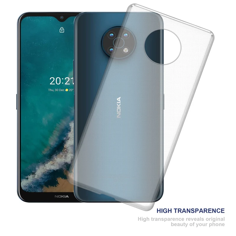 Cadorabo Hülle kompatibel mit Nokia G50 5G Schutzhülle aus flexiblem TPU Silikon