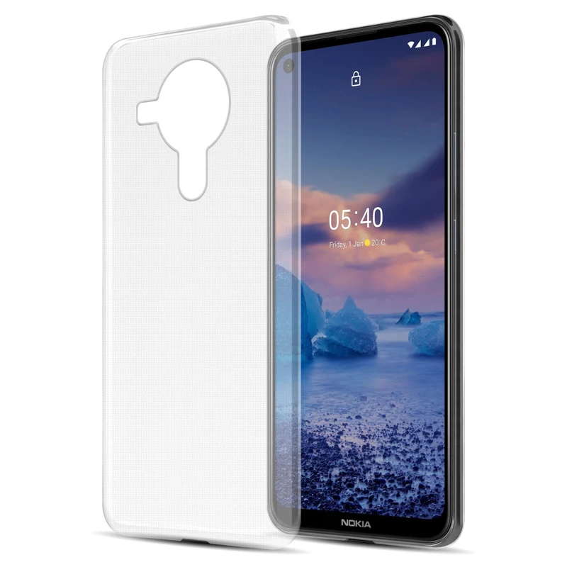 Cadorabo Hülle kompatibel mit Nokia 5,4 Schutzhülle aus flexiblem TPU Silikon