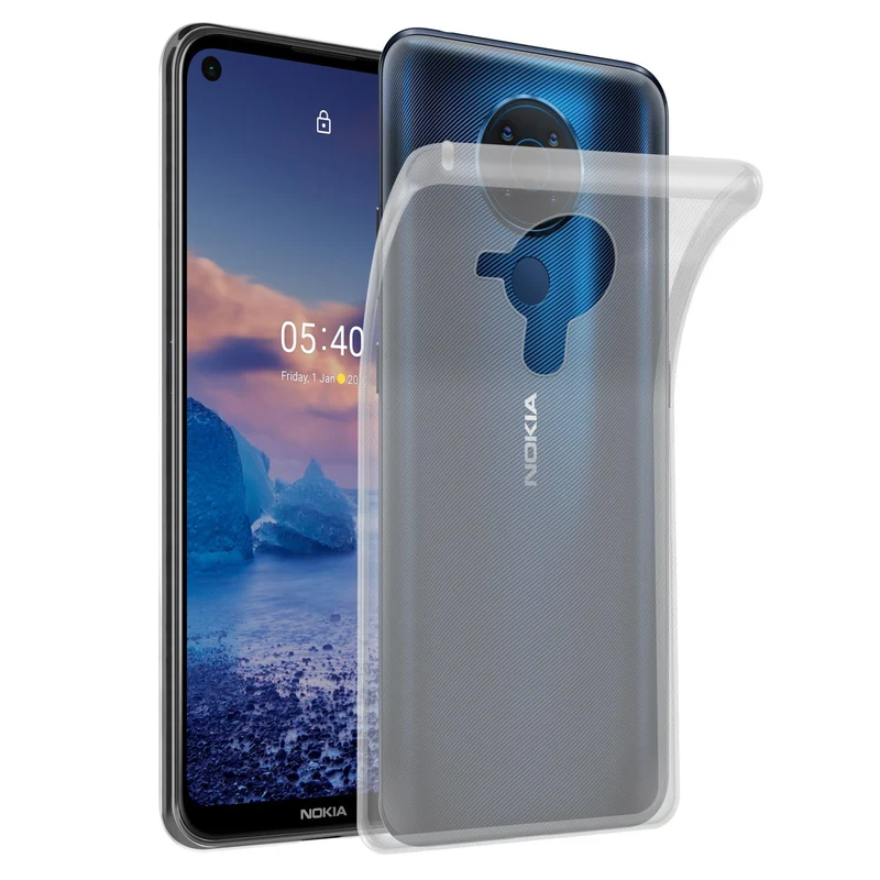 Cadorabo Hülle kompatibel mit Nokia 5,4 Schutzhülle aus flexiblem TPU Silikon