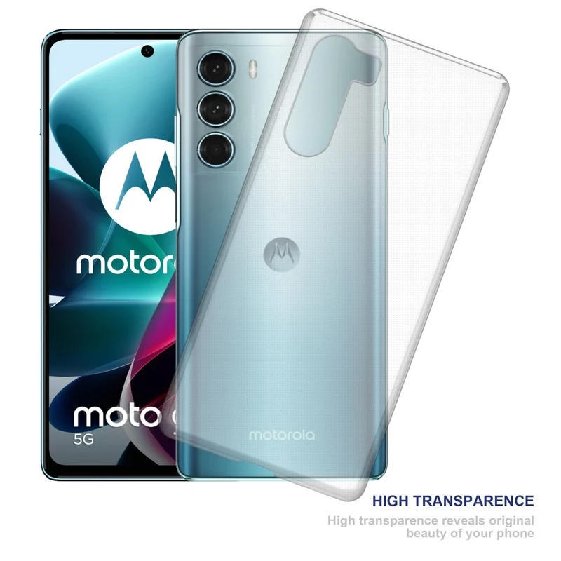Cadorabo Hülle kompatibel mit Motorola MOTO G200 5G Schutzhülle aus flexiblem TPU Silikon