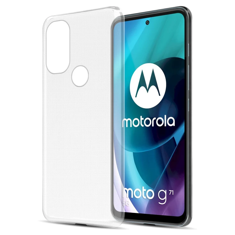 Cadorabo Hülle kompatibel mit Motorola MOTO G71 5G Schutzhülle aus flexiblem TPU Silikon