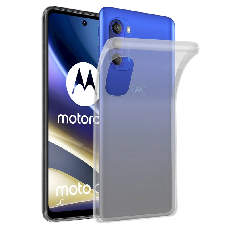 Cadorabo Hülle kompatibel mit Motorola MOTO G51 5G Schutzhülle aus flexiblem TPU Silikon
