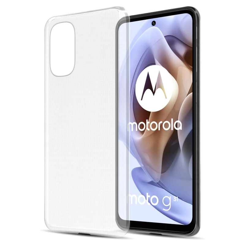 Cadorabo Hülle kompatibel mit Motorola MOTO G31 / G41 Schutzhülle aus flexiblem TPU Silikon