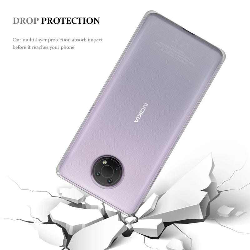Cadorabo Hülle kompatibel mit Motorola MOTO G10 / G30 Schutzhülle aus flexiblem TPU Silikon