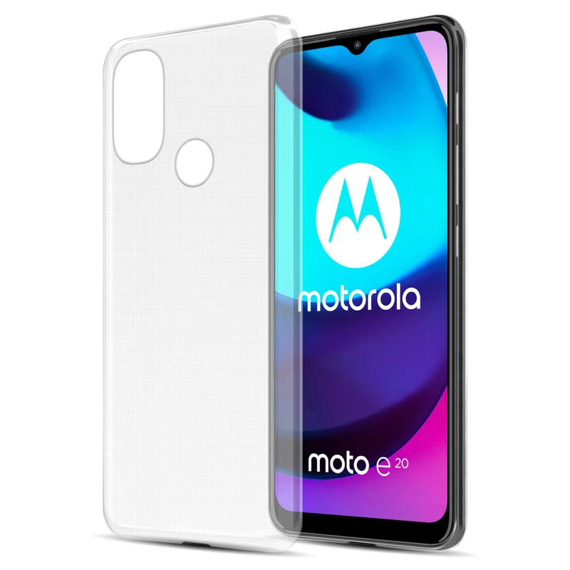 Cadorabo Hülle kompatibel mit Motorola MOTO E20 / E30 / E40 Schutzhülle aus flexiblem TPU Silikon