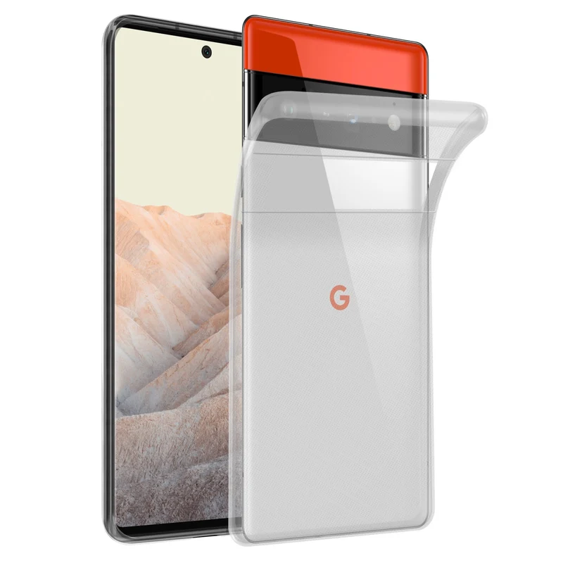 Cadorabo Hülle kompatibel mit Google PIXEL 6 PRO Schutzhülle aus flexiblem TPU Silikon