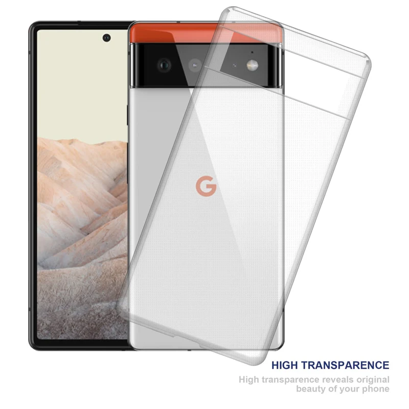 Cadorabo Hülle kompatibel mit Google PIXEL 6 Schutzhülle aus flexiblem TPU Silikon