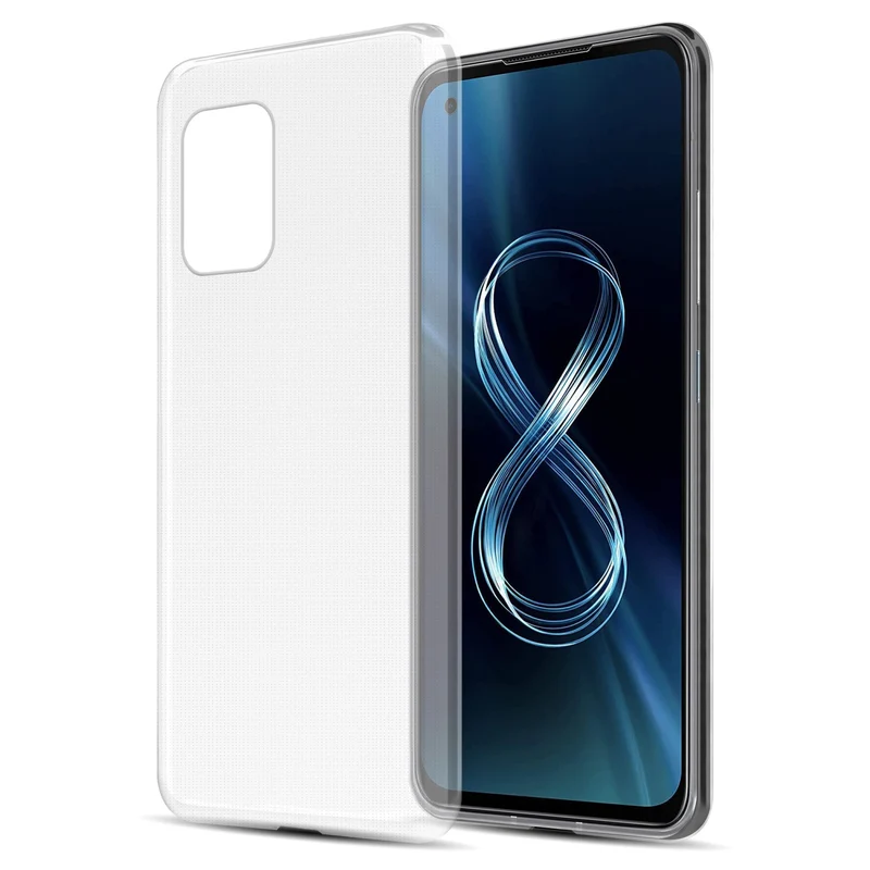 Cadorabo Hülle kompatibel mit Asus ZenFone 8 Schutzhülle aus flexiblem TPU Silikon