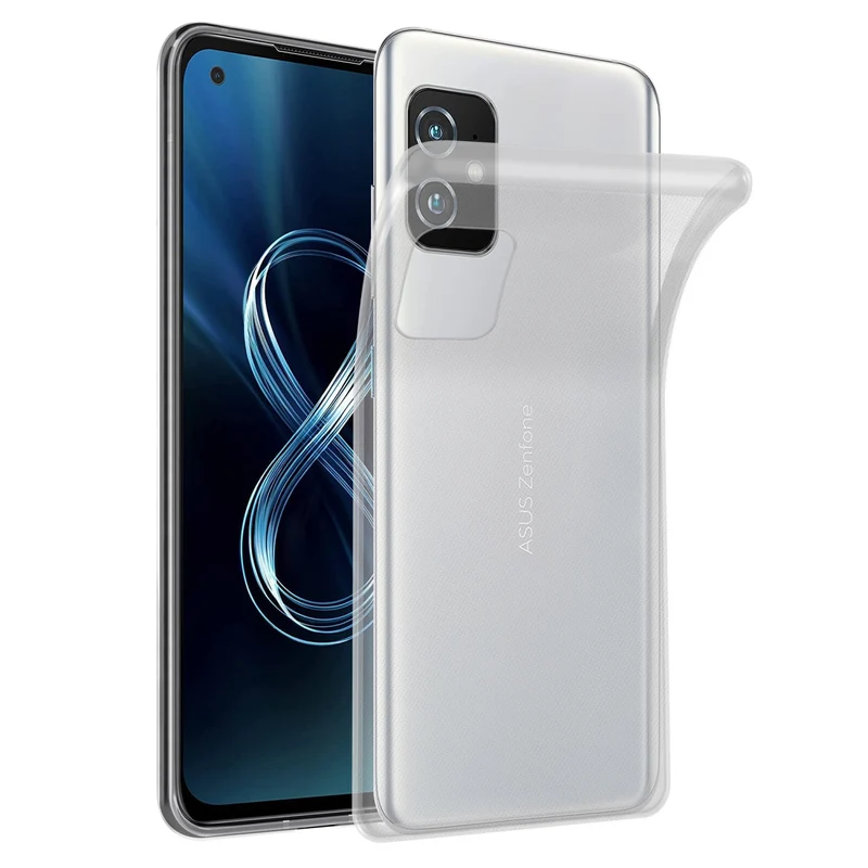 Cadorabo Hülle kompatibel mit Asus ZenFone 8 Schutzhülle aus flexiblem TPU Silikon