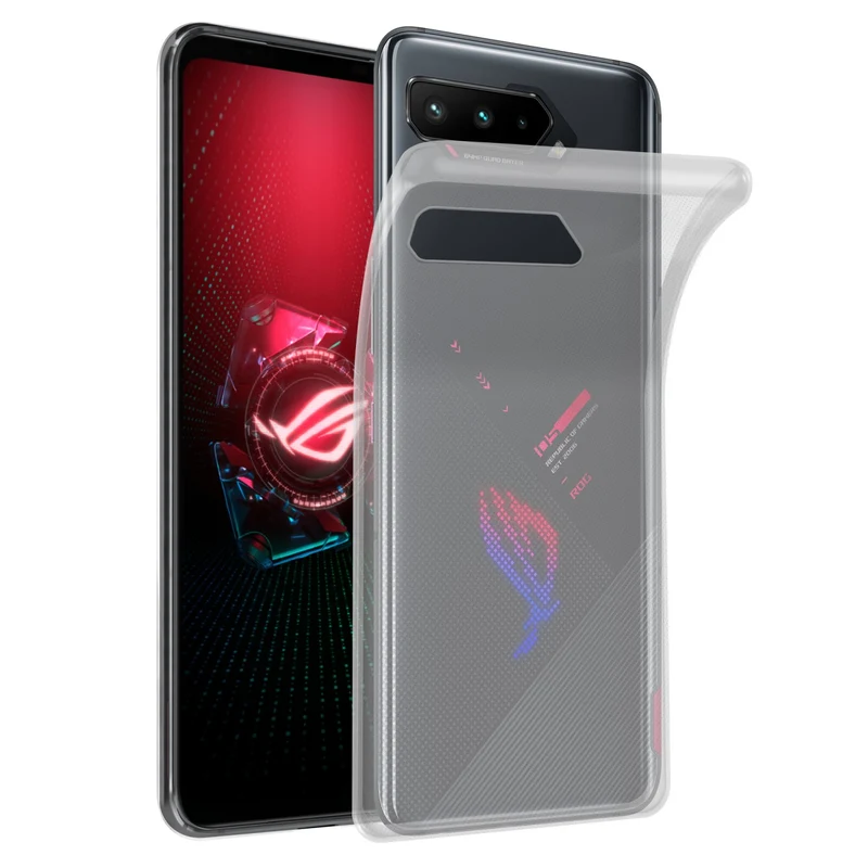 Cadorabo Hülle kompatibel mit Asus ROG Phone 5 Schutzhülle aus flexiblem TPU Silikon