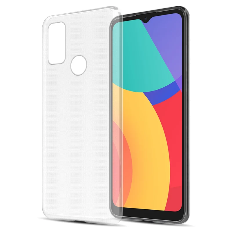 Cadorabo Hülle kompatibel mit Alcatel 1S 2021 / 3L 2021 Schutzhülle aus flexiblem TPU Silikon