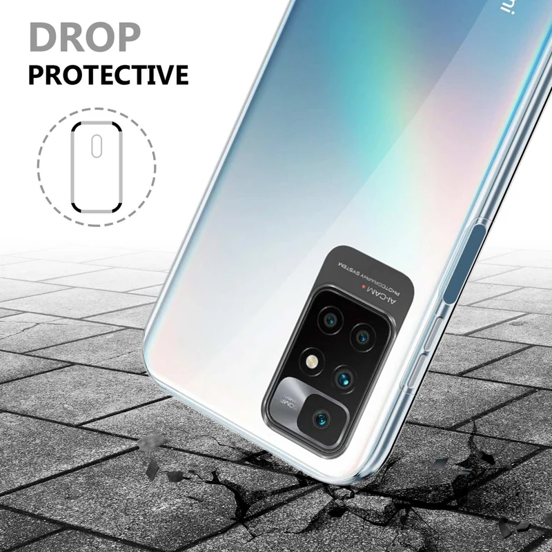 Cadorabo Hülle kompatibel mit Xiaomi RedMi 10 360? Full Body Schutzhülle - Front- und Rückenschutz, Rundumschutz mit Displayschutz