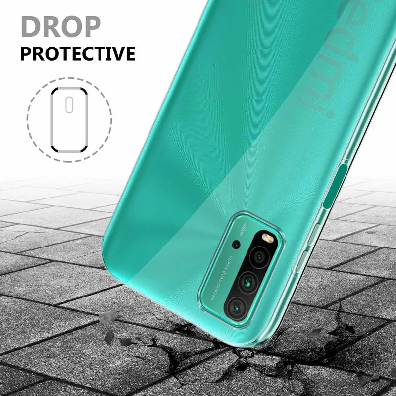 Cadorabo Hülle kompatibel mit Xiaomi RedMi 9T 360? Full Body Schutzhülle - Front- und Rückenschutz, Rundumschutz mit Displayschutz