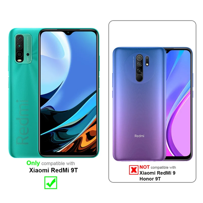 Cadorabo Hülle kompatibel mit Xiaomi RedMi 9T 360? Full Body Schutzhülle - Front- und Rückenschutz, Rundumschutz mit Displayschutz