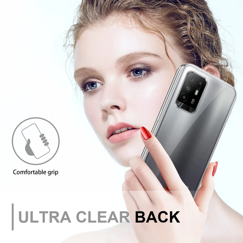 Cadorabo Hülle kompatibel mit Oppo A94 5G 360? Full Body Schutzhülle - Front- und Rückenschutz, Rundumschutz mit Displayschutz
